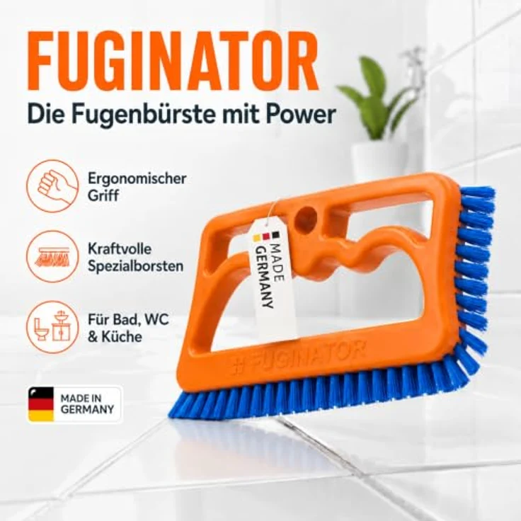 Fugenbürste Fuginator Master Handbürste Universalbürste Reinigungsbürste für Bad, Küche und Haushalt – Bild 3