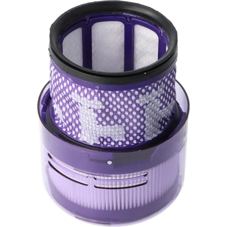 AccuCell Saugroboter Zubehör-Set Filter passend für Dyson SV19 Omni-Glide, HEPA, 8,2cm x 10,3cm, lila, ersetzt 965241-01 – Bild 6