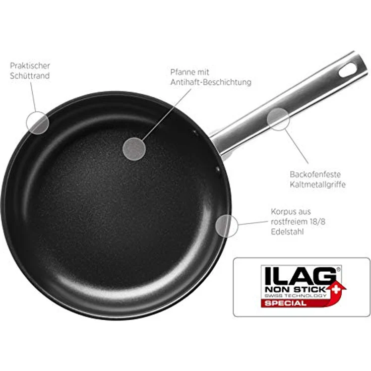 MÄSER Asterion Topfset in modernem kupferfarbenem Design, 4 Töpfe, 1 antihaftbeschichtete Pfanne und 3 Glasdeckel im Set, für alle Herdarten inkl. Induktion, Edelstahl, Glas, Kupfer – Bild 3