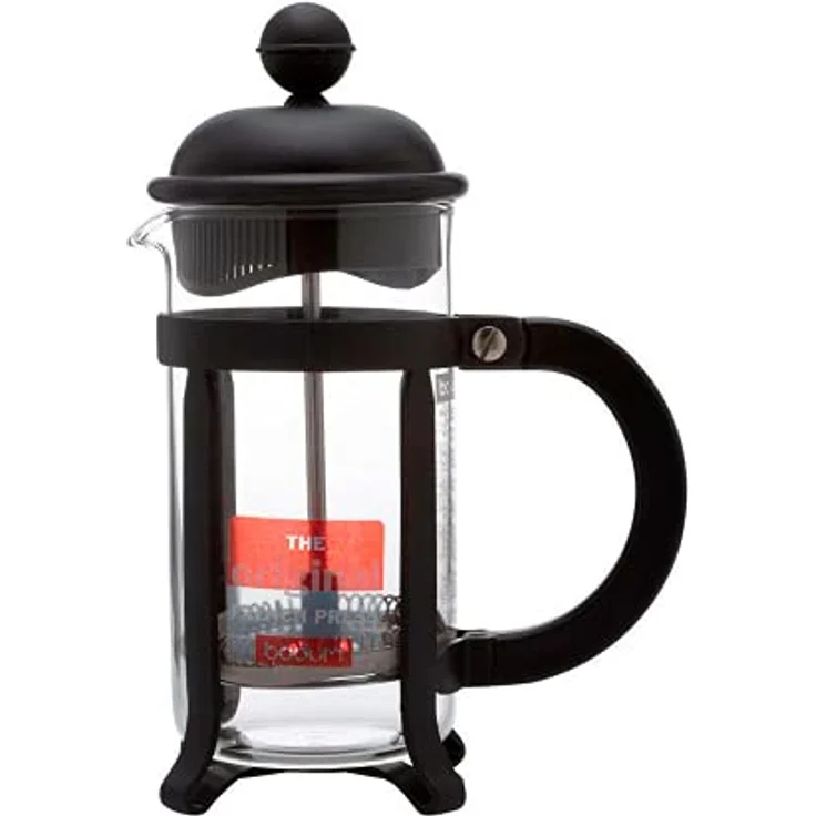 Bodum 1908-01 Java Kaffeebereiter, 8 Tassen, 1 L, Mehrlagig, schwarz, 10,6 x 16,3 x 24,5 cm – Bild 3