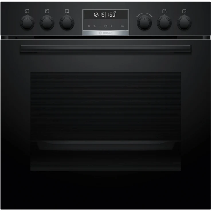 Bosch HEG578BB4 Einbau-Herd, 60 x 60 cm, Schwarz, mit Air Fry Funktion und pyrolytischer Selbstreinigung