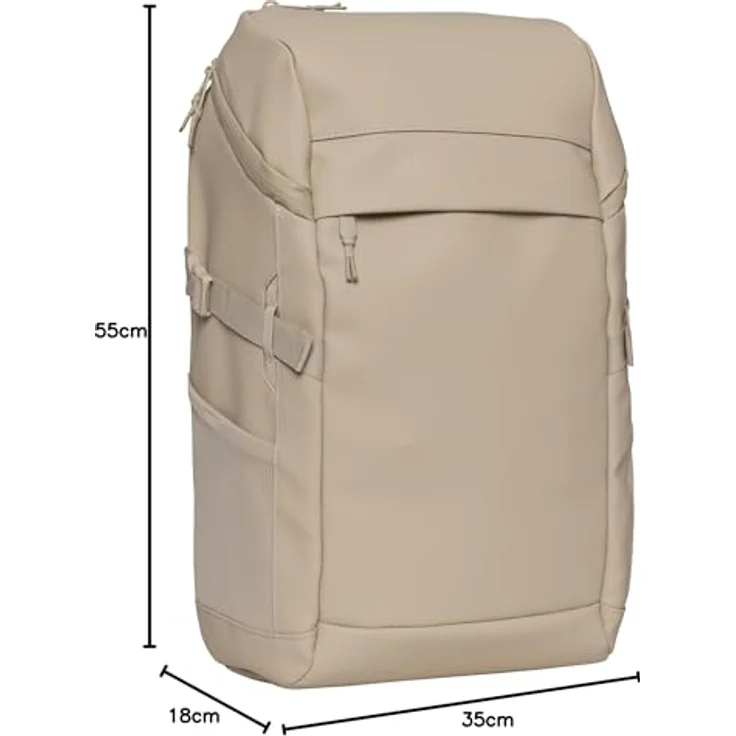Beckmann Norway Street FLX Freizeitrucksack, ergonomisches Design, 35 Liter erweiterbar, wasserabweisend, für Laptop bis 16 Zoll, schwarz – Bild 10
