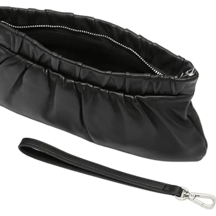 Liebeskind Clutch Tasche S, 100% Leder, 24 cm, schwarz – Bild 3