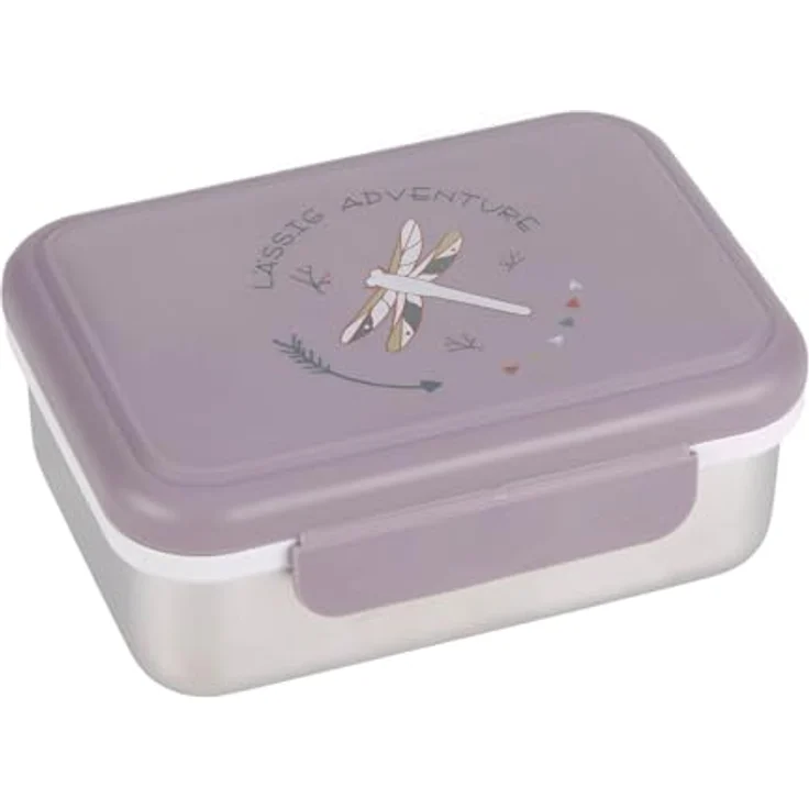 Lässig Lunchbox Adventure, Dragonfly, Edelstahl, Polyprophylen (PP), Silikon, (1-tlg) – Bild 2