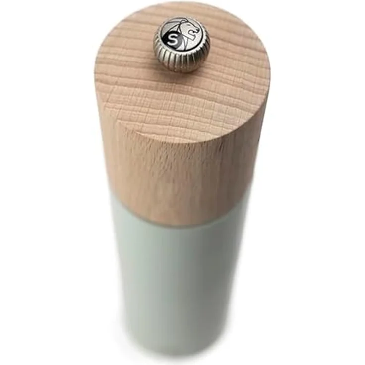 PEUGEOT Salzmühle BOREAL 21cm, Zirkonia-Mahlwerk, Buchenholz, Salbeigrün, manuell, stufenlos verstellbar – Bild 2