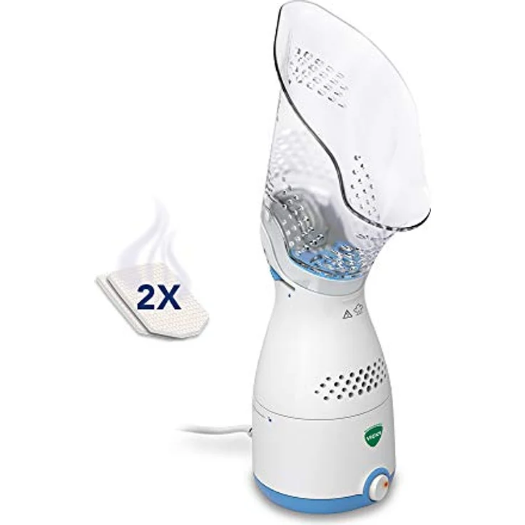 Vicks VH200E4 VICKS Inhalateur Electrique pour Sinus, 640 g - Inhalateur électrique avec arrêt automatique, vapeur ajustable et 2 appas à l'huile essentielle de menthe – Bild 3