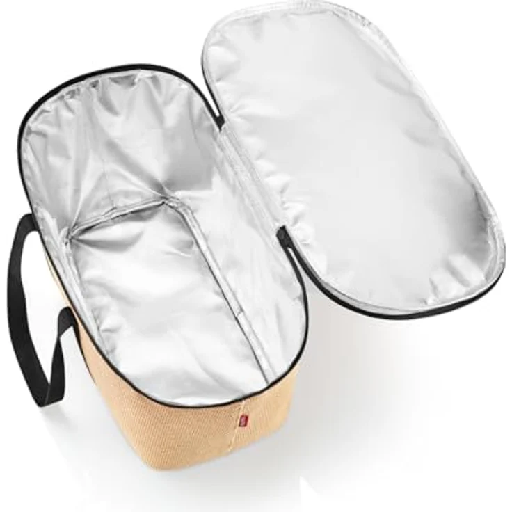 reisenthel coolerbag raffia black, Kühlbox mit 20 l Volumen und hochwertiger Isolierung – Bild 3