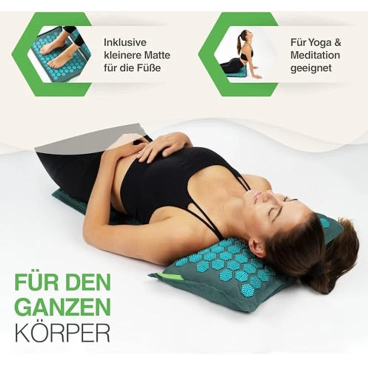 BACKLAxx® Akupressurmatte "Magnum" (5teilig + gratis-Download in umweltfreundlichem Halbleinen) – Bild 4