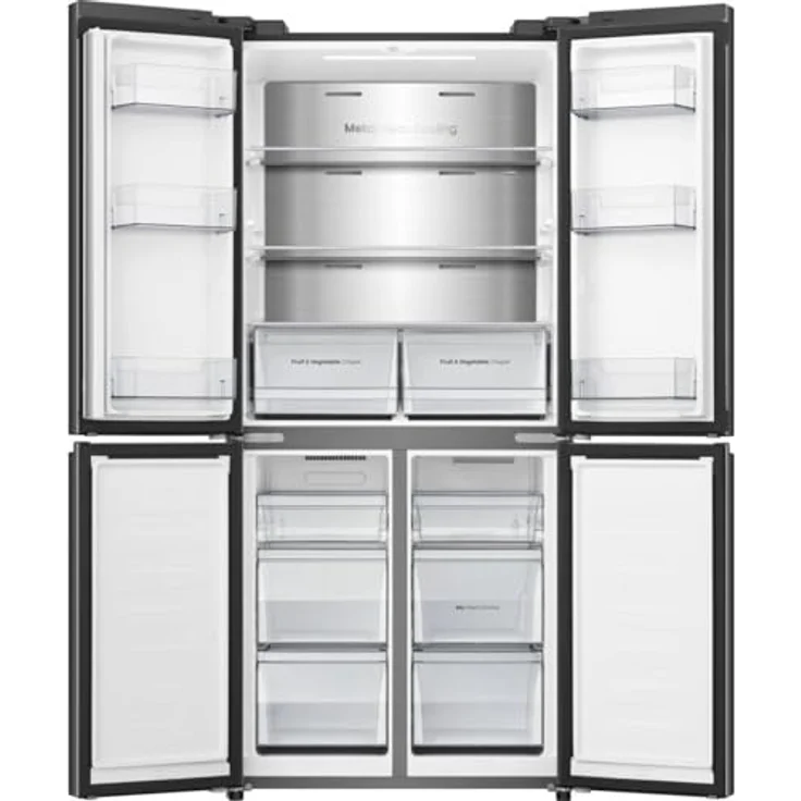 Hisense RQ5P470SAFE, Side-by-Side Kühlschrank mit 483 Litern, No Frost System, Schwarz – Bild 6