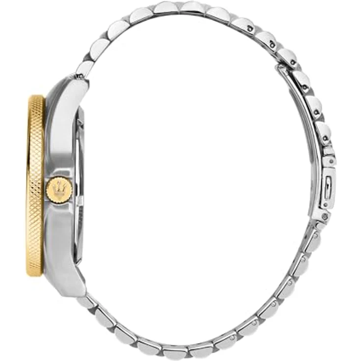 Maserati Herrenuhr, Automatik, Analog, Stahlarmband, Sfida Kollektion - R8823140010, Schwarz – Bild 2