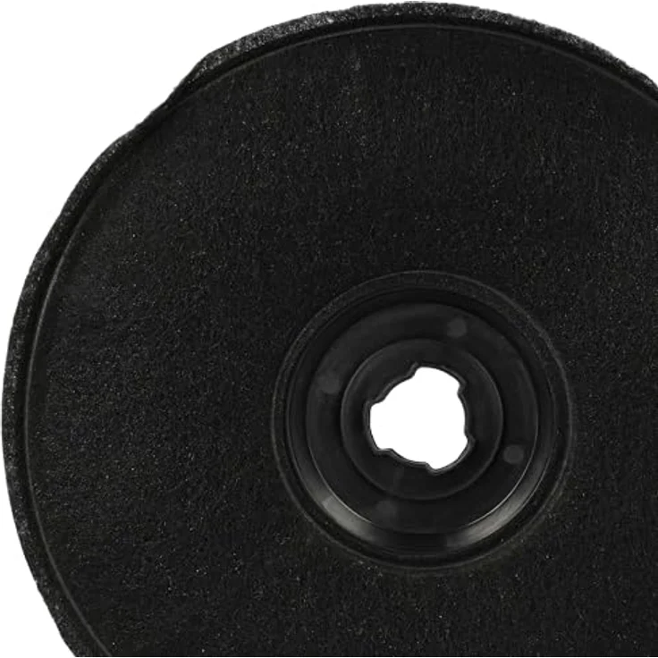 VHBW Aktivkohlefilter kompatibel mit Zanussi Dunstabzugshaube ZHT 630 W/ZHT610W/ZHT610X, rund, schwarz, 23 cm Durchmesser – Bild 5