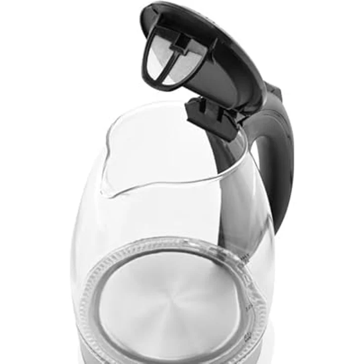HYUNDAI ELECTRONICS VK741 Glas Wasserkocher I 1.7 L I 2200 W I Innenbeleuchtung I Wasserstandanzeige – Bild 4