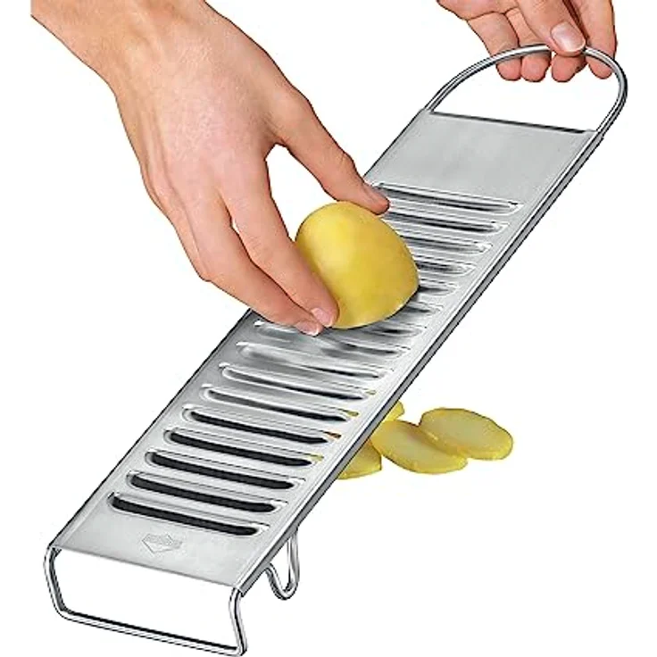 Küchenprofi Gemüsehobel Küchenprofi Kartoffelhobel Edelstahl, Edelstahl - Rostfreier Edelstahl, spülmaschinengeeignet, Länge ca. 43,5 cm, Breite ca. 11 cm – Bild 2
