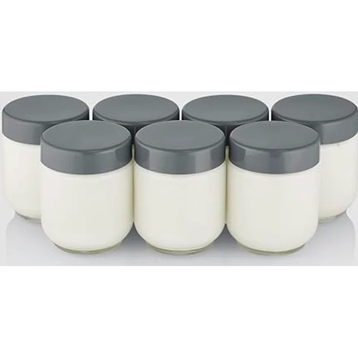 Severin Joghurtbereiter JG 3510, 7 Gläser inklusive, einfache Handhabung, für Natur- und griechischen Joghurt – Bild 3