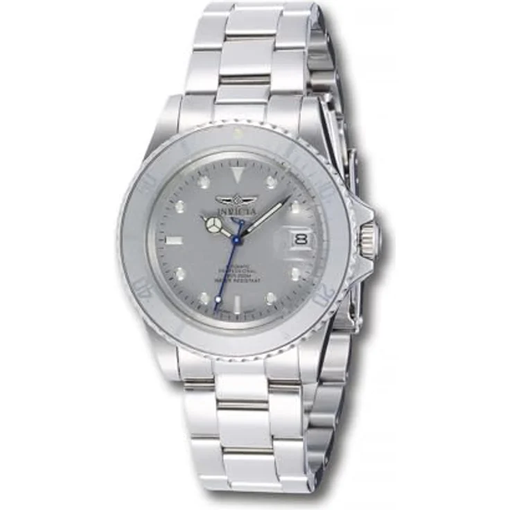 Invicta Pro Diver 9610, Edelstahl Herren Automatikuhr mit grauem Zifferblatt, 40mm, 20 bar wasserdicht – Bild 1