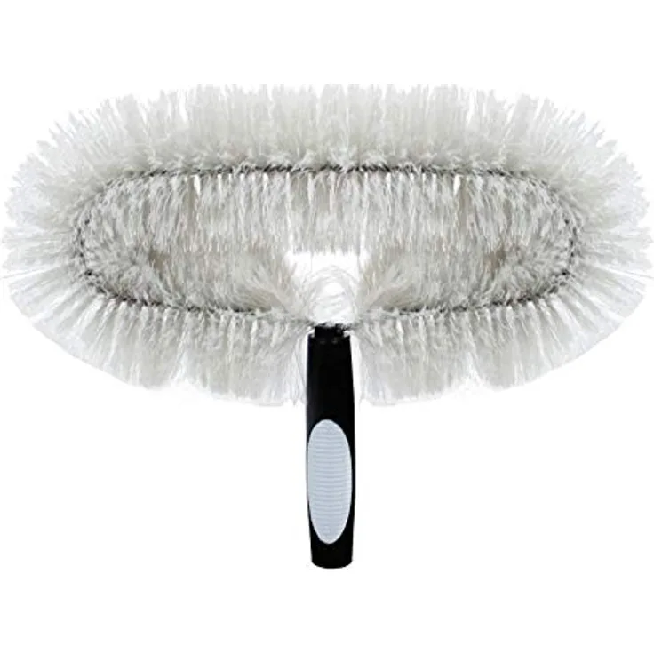 vom Pullach Hof Staubbürste Oval Aufsatz für Teleskopstangen - Universell einsetzbar, 38cm breit, 20cm hoch, 30cm mit Griff, ideal für Haus und Wohnmobil