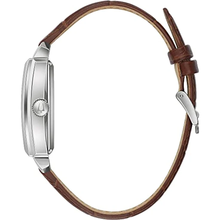 Bulova Herren Analog Automatik Uhr mit Leder Armband 96A268 – Bild 2