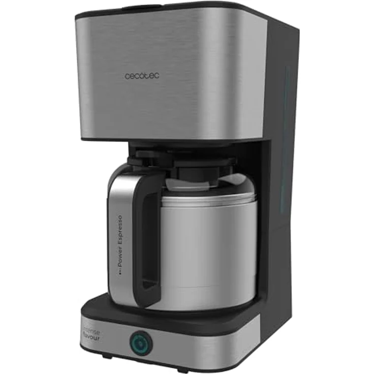Cecotec Coffee 66 Drop & Thermo, Tropfkaffeemaschine mit 950 W, 1,2 L für 10 Tassen, ExtremeAroma-Technologie, Tropf-Stopp-Funktion, Wasserstandsanzeige, wiederverwendbarer Netzfilter, Überhitzungsschutz – Bild 2