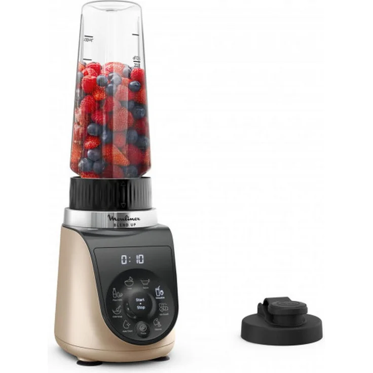 Moulinex LM190A, Standmixer mit 1000 W Leistung, Elektrokabel, Tastensteuerung