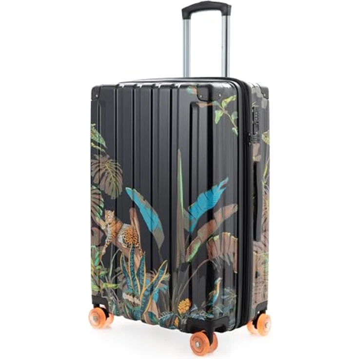 Hauptstadtkoffer Koffer Q-Damm, Leopard, 68 cm, 4 Rollen, TSA, erweiterbar auf 89L – Bild 1