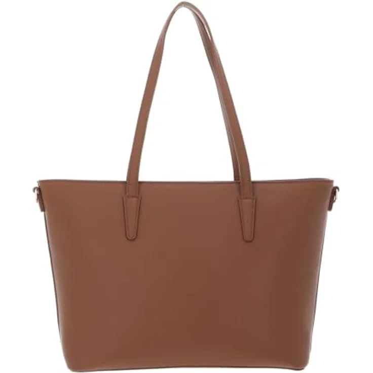 VALENTINO BAGS Shopper Zero RE Shopping 301, nachhaltige Einkaufstasche aus recyceltem Kunstleder in Saffiano-Optik mit Schultergurten – Bild 4