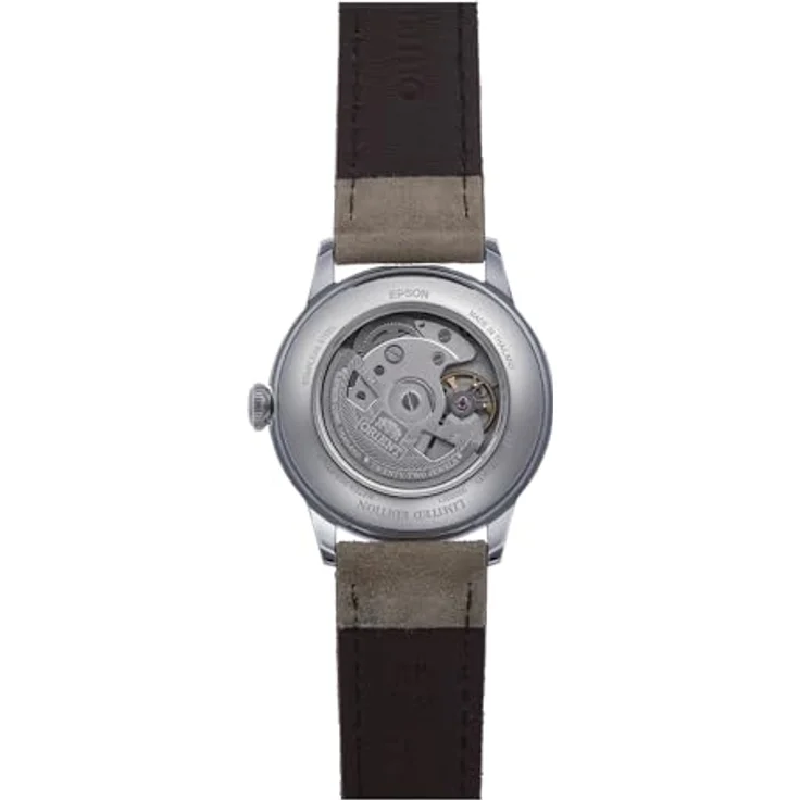 Orient Elegante Uhr RA-AC0M13N, Klassische Herrenuhr mit 38 mm, Eisengrau, Mechanisches Uhrwerk F6724, Wasserfest – Bild 5
