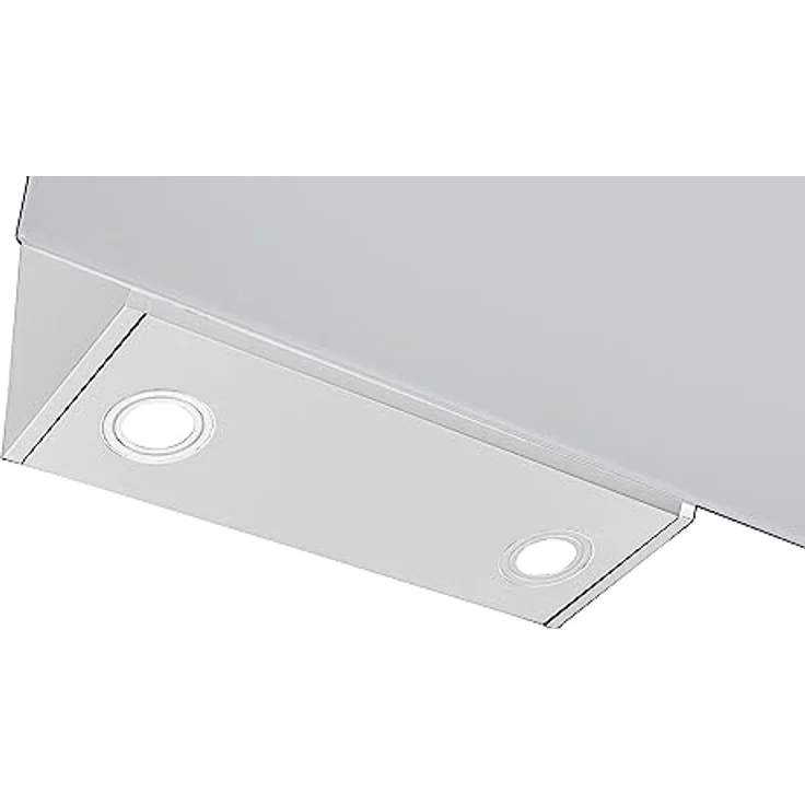 Respekta Dunstabzugshaube kopffrei/Dunstabzugshaube schräg 60 cm/Edelstahlgehäuse mit Glasschirm in Weiß/Abluft - und Umluftfunktion / CH55060WA++ / A++ / 42–63 dB – Bild 4