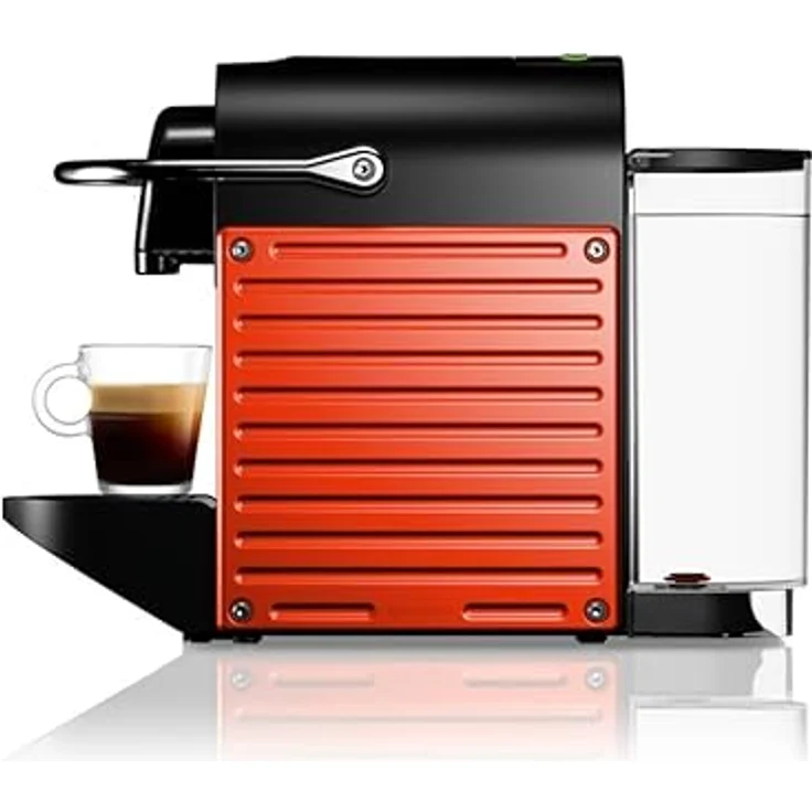 Krups XN3045 Nespresso Pixie Kaffeekapselmaschine (1260 Watt, Wassertankkapazität: 0,7l, Pumpendruck: 19 Bar) rot – Bild 4