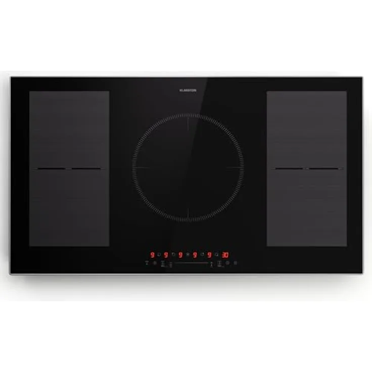 Klarstein Induktionskochfeld, Glaskeramik Kochfeld, 7000W mit ThermoBoost und VarioHeating, Touch-Display und Timer, Überhitzungsschutz