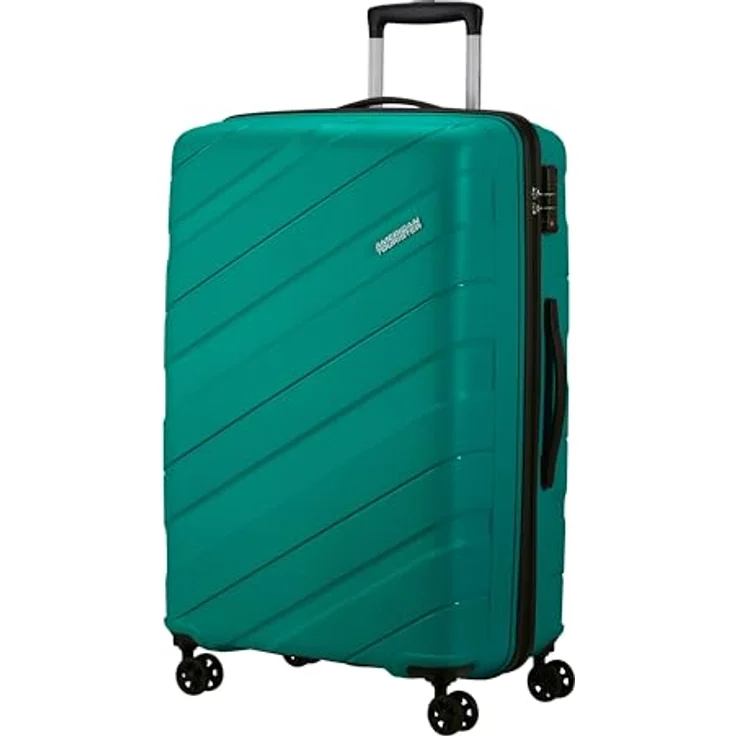 American Tourister Jetdriver 3.0, Großer Koffer für Zweiwöchige Reisen, 77 cm, 100 L, Sporty Teal – Bild 2