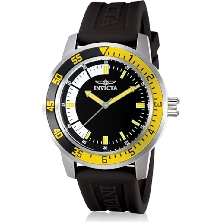 Invicta Armanduhr Herren Chronograph Specialty 12846, Quarzuhr, 45 mm, schwarz