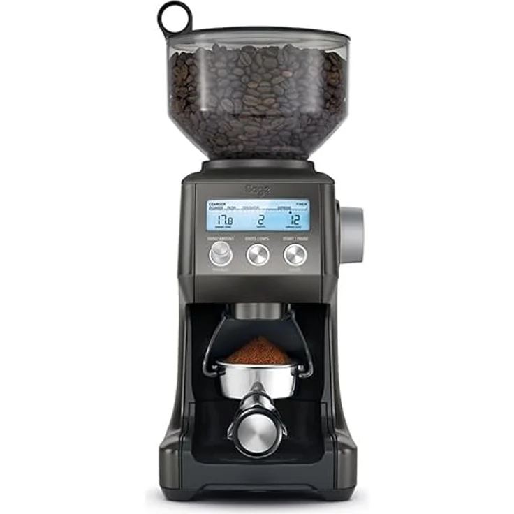 Sage - The Smart Grinder Pro, Schwarzer Rostfreier Stahl – Bild 2