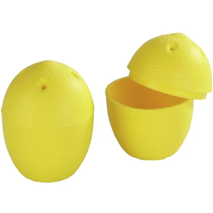 Maximex Gelb-Falle in Zitronen-Optik 2er Set - 2er Set, dekorative Fruchtfliegenfalle, Polypropylen, 8 x 10 x 8 cm, Gelb