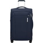 Samsonite Weichgepäck-Trolley RESPARK, 67 cm, 4 Rollen, Reisekoffer Aufgabegepäck Reisegepäck mit Volumenerweiterung, Schwarz