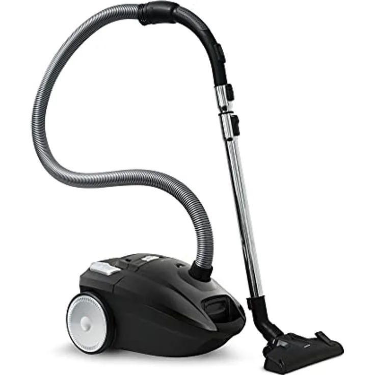 Inventum ST306ZZA Vakuumreiniger 700W, Bodenstaubsauger mit 3 Liter Behältervolumen, schwarz