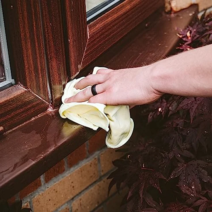 Unger Fensterreinigungs-Set 1.25 m (inkl. Fensterwischer, Verlängerungsstange, Mikrofasertücher, streifenfreie Reinigung) AK131 – Bild 3