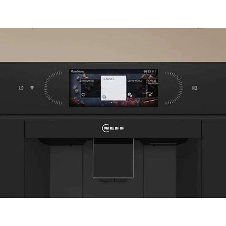 Neff N 90, Built-In Fully Automatic Coffee Machine, Stainless steel, CL4TT11N0, Kaffeevollautomat, Schwarz – Bild 2
