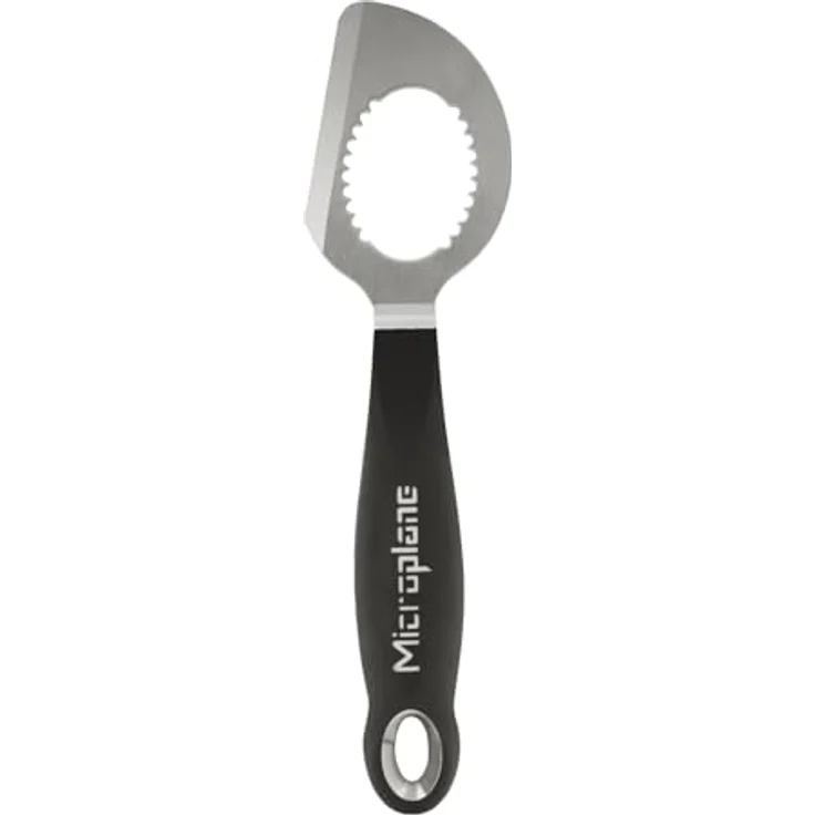 Microplane 3in1 Profi Avocado Schneider in hochwertigem Edelstahl - Küchenschneider für frische Avocado, Entkerner und sicherer Fruchtfleisch-Schneider – Bild 1