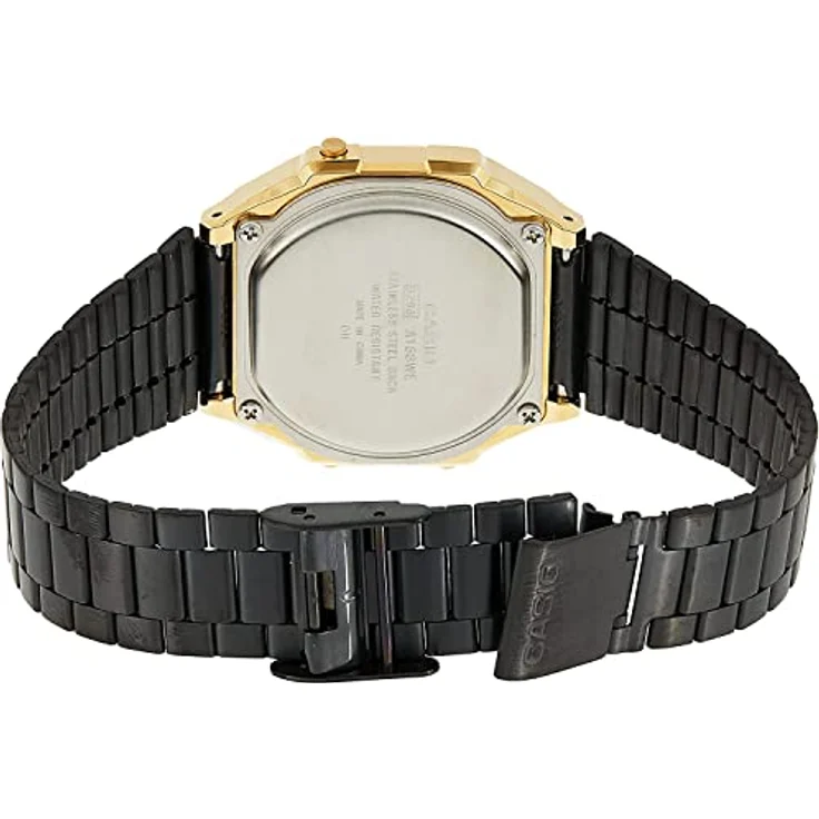 Casio Unisex Uhr Vintage A168WEGB-1BEF Edelstahl – Bild 4