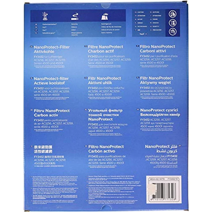 Philips FY3432-10 Aktivkohlefilter (für Philips Luftreiniger AC3256-10) – Bild 3