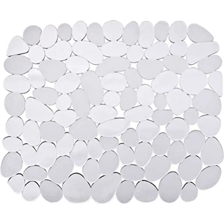 WENKO 2003010100 Spülbeckeneinlage Stone Transparent, Kunststoff, Transparent – Bild 2