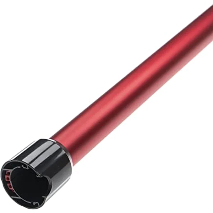 vhbw Staubsaugerohr kompatibel mit Dyson V7 Motorhead, V7 Motorhead +, V7 Fluffy (altes Modell) - 35 mm Anschluss, 74 cm lang Rot Grau – Bild 2
