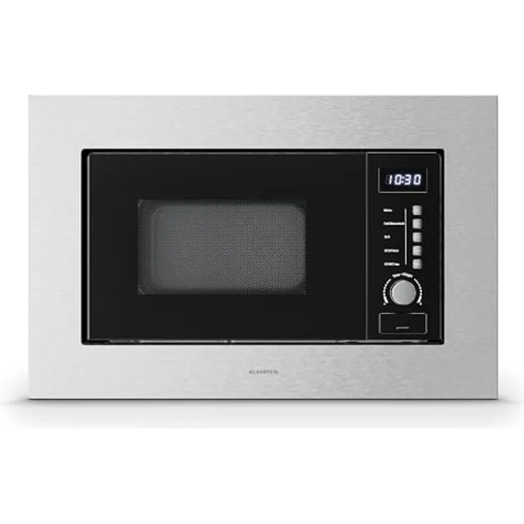 Klarstein Verosteel Einbau-Mikrowelle, 20 l, Grill 800 W, Edelstahl, LED Touch Display – Bild 1