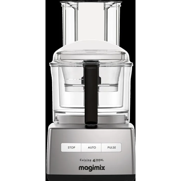 Magimix CS 4200 XL, Universalzerkleinerer mit 950 Watt, Edelstahl, Silber, 3 Schüsseln, einfache Bedienung
