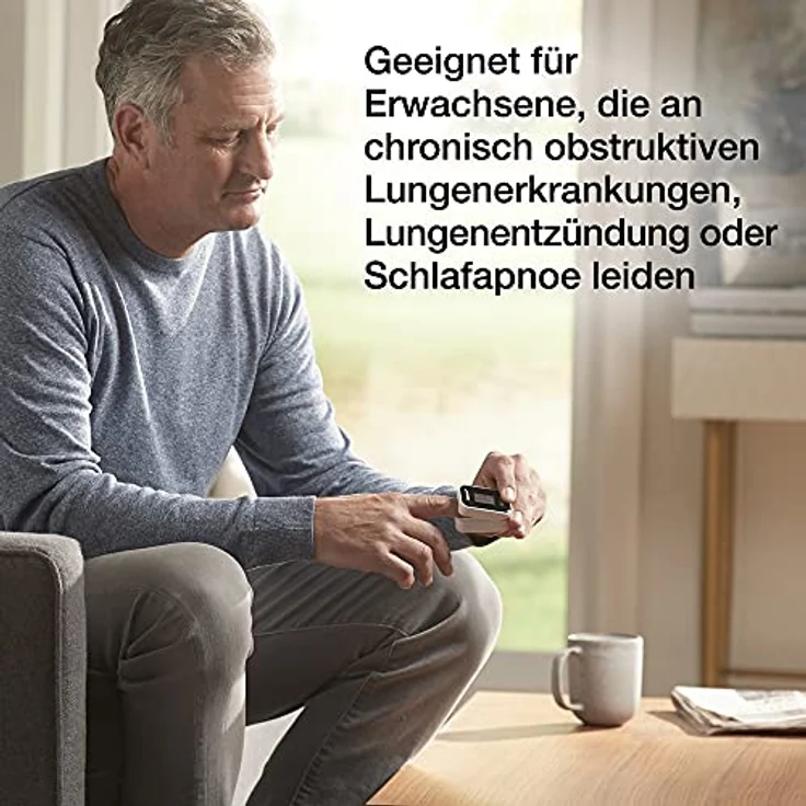 Braun Healthcare Pulsoximeter 1 (Sauerstoffsättigung, Blutsauerstoffgehalt, klinisch genaues) YK-81CEU – Bild 4