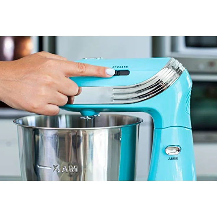 Cecotec cecomixer Easy .Handmixer mit Bewegung Orbital. Schale aus Edelstahl, 3 Liter, 5 Funktionen und 6 Geschwindigkeiten. – Bild 4