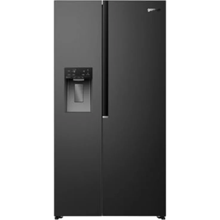 Gorenje NRS917E61BX, Side-by-side Kühl-/Gefrierkombination mit 528 Liter Volumen, NoFrost Plus, Schwarz – Bild 1