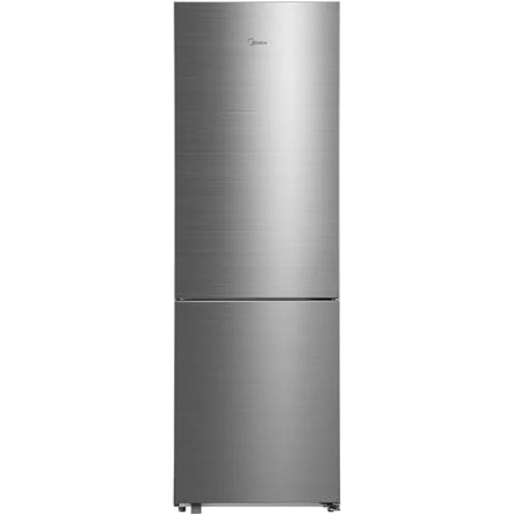 Midea MDRB548MME46, Kühl-Gefrierkombination mit 401 l, 8 kg/24h, E-Energieeffizienz, Edelstahl, Fresh Zone Fach – Bild 3
