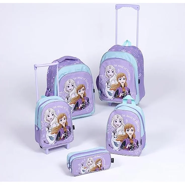 Disney Frozen Freizeitrucksack, multifunktionaler Rucksack für Kinder mit robustem Design, 29 CM hoch, 22 CM breit, 10 CM tief, 100% Polyester – Bild 6