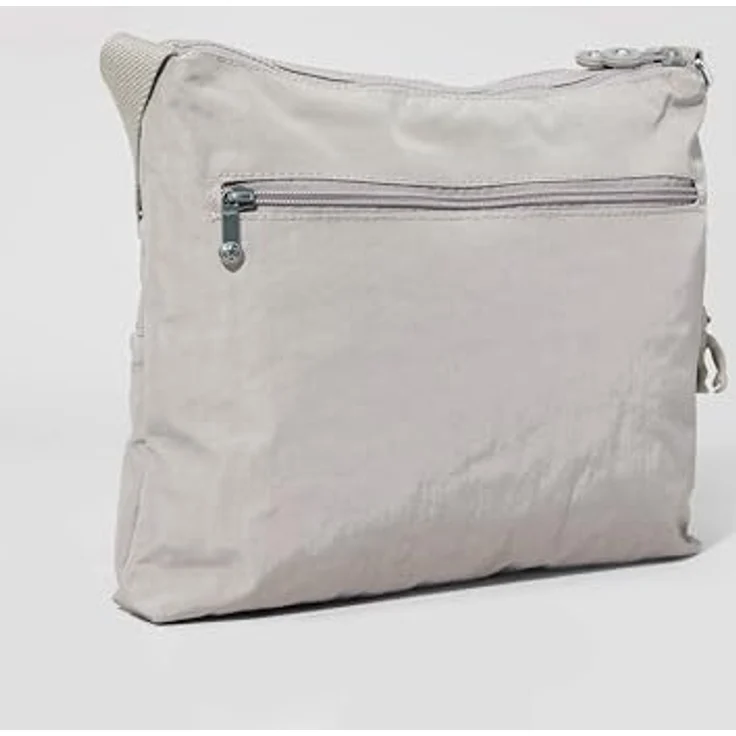 Kipling Classics Basic Alvar, Damen Umhängetasche mit zwei Hauptfächern, 33 cm, Grau – Bild 2
